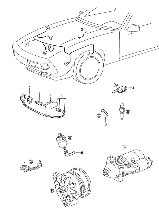 91161211305 - Porsche Plug Socket. Batterystarter | Porsche Atlanta